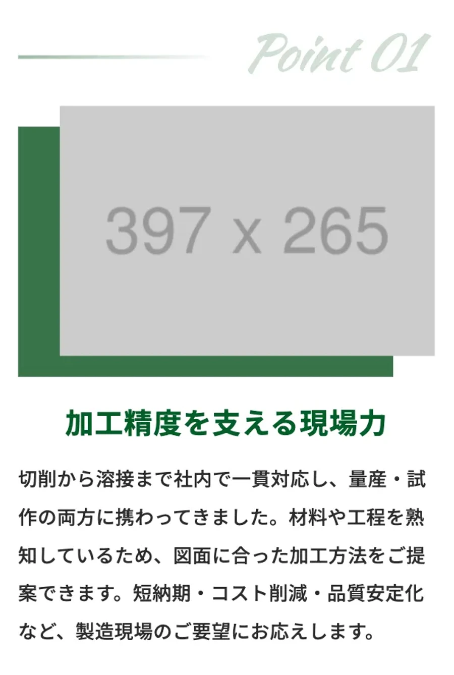 スマートフォンでは1カラムで縦並びのレイアウト